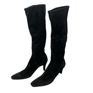 Salvatore Ferragamo Black Heeled Boots